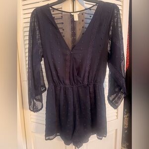 Forever 21 Navy Lace Dress
